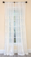 ML16229 Ella Embroidered Sheer Curtain