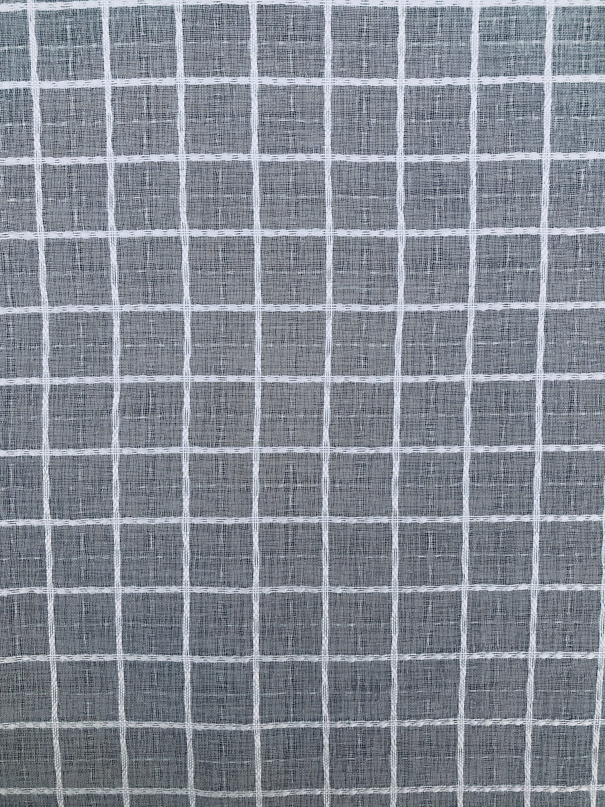 ML16249 Isa Plaid Sheer Curtain