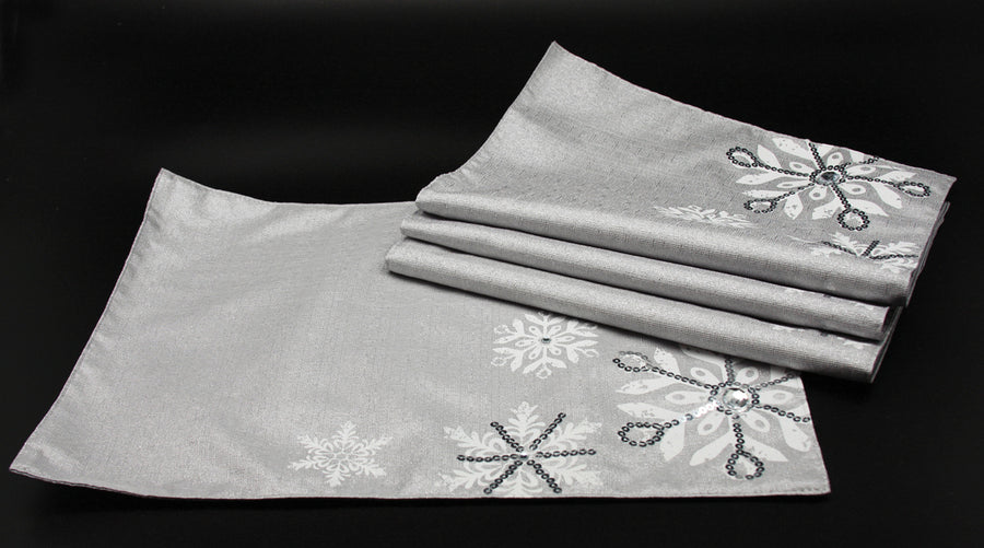 ML16354 Glistening Snow Placemats, Set of 4