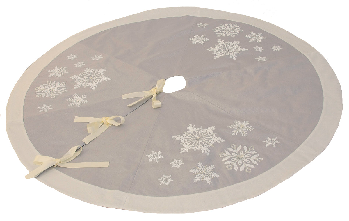ML16354 Glistening Snow Tree Skirt