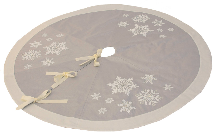 ML16354 Glistening Snow Tree Skirt