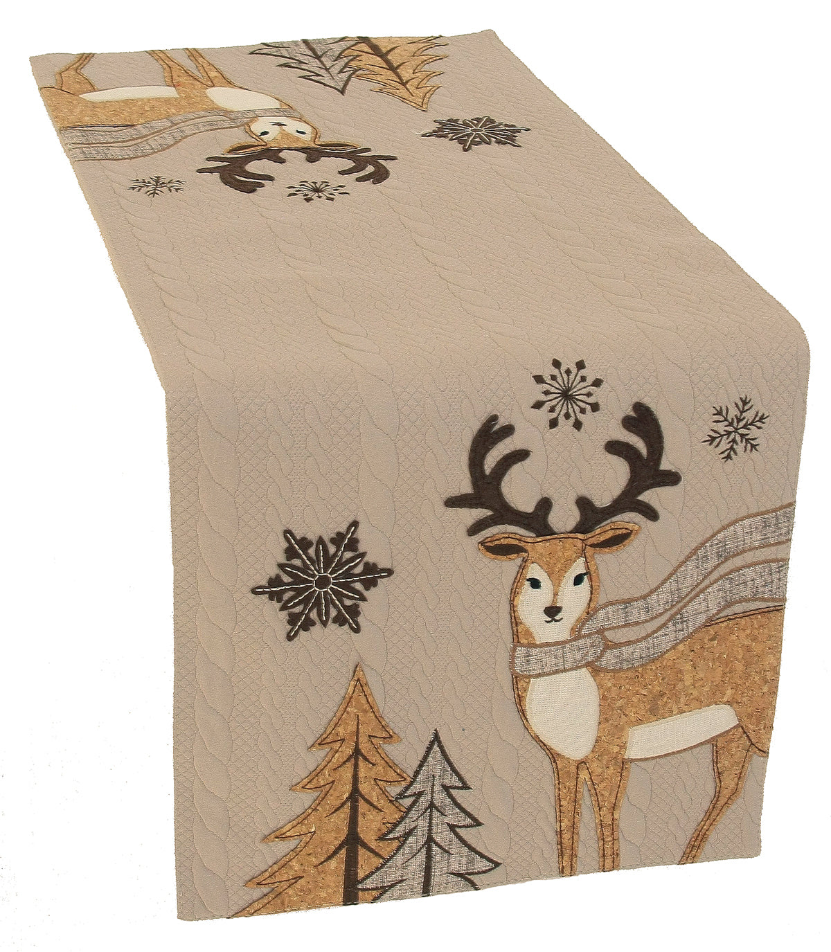 ML16355 Cozy Reindeer Table Runner 13x36