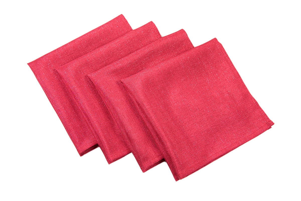 ML16617 Gala Glistening Napkins, 20"x20", Set of 4