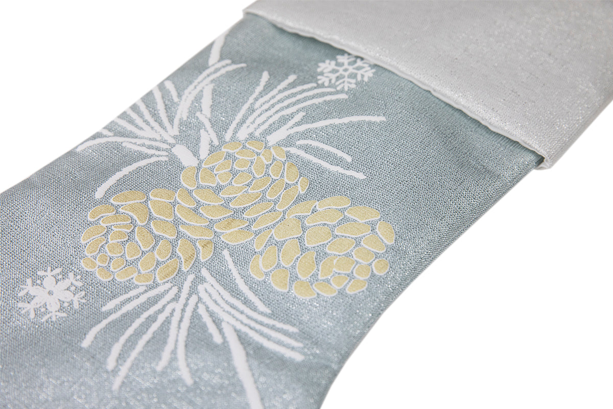 ML17117 Winter Pine Cone Stocking,20"