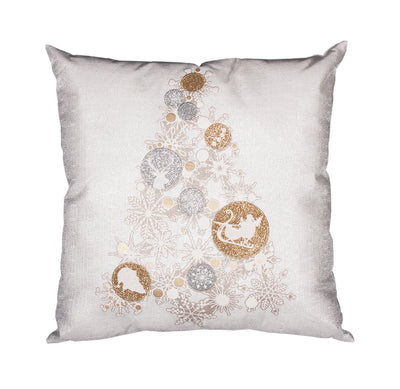 ML17118 Ornament Tree Pillow,18"x18"