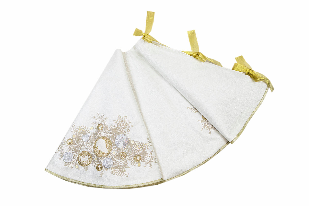 ML17120 Christmas Ornaments Tree Skirt 56 Round