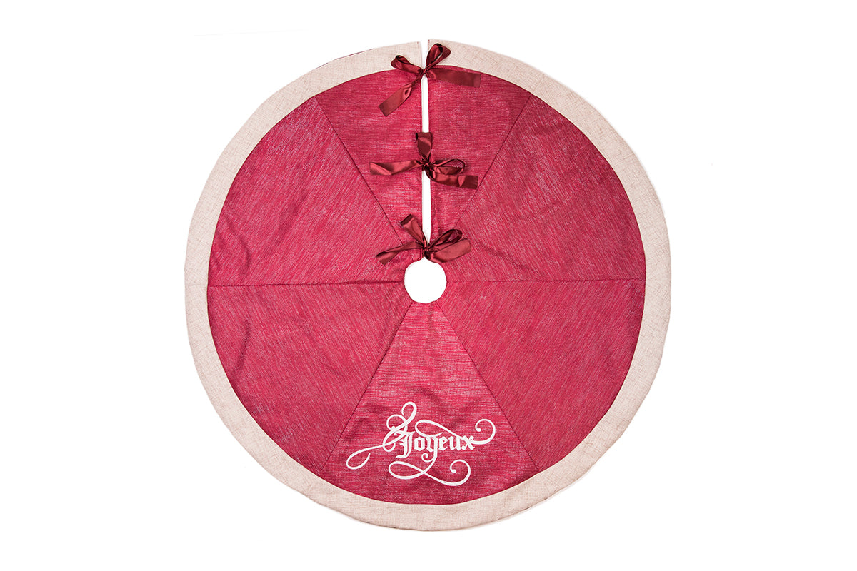ML17125 Joyeux Tree Skirt 56 Round