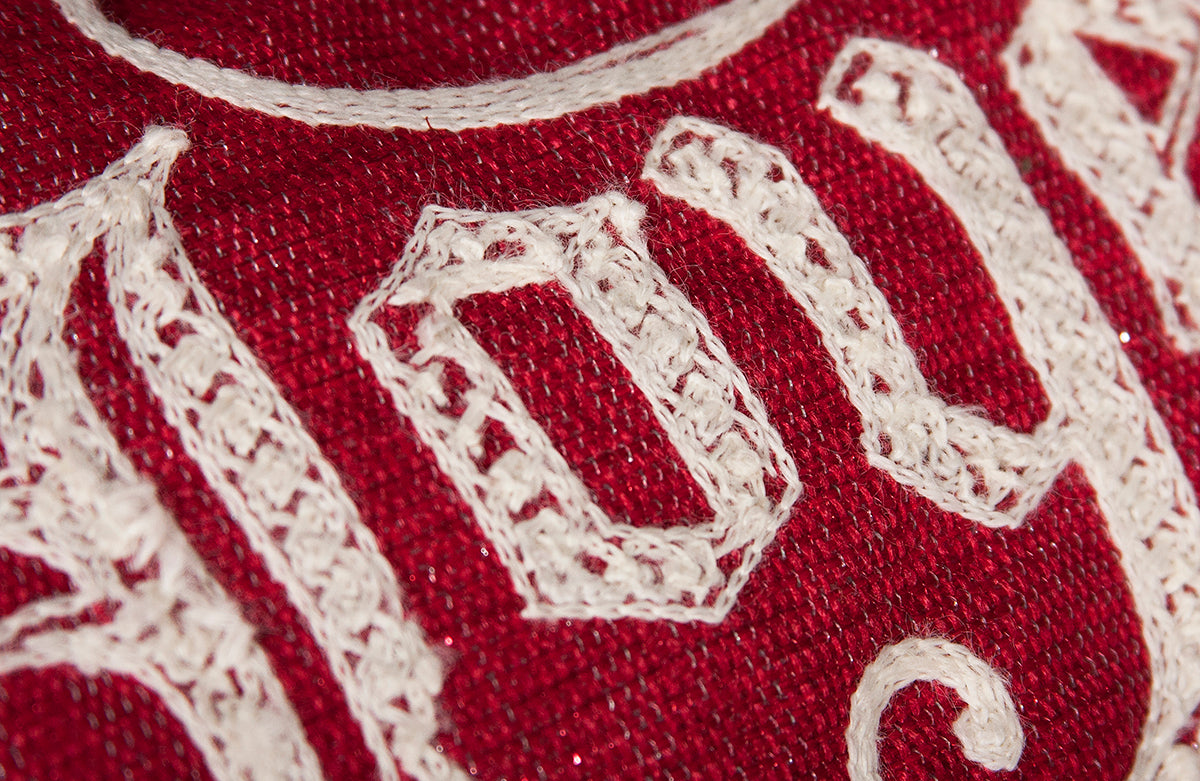 ML17125 Joyeux Christmas Pillow, 8"x14"