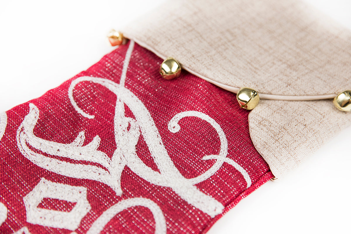 ML17125 Joyeux Christmas Stocking, 20"