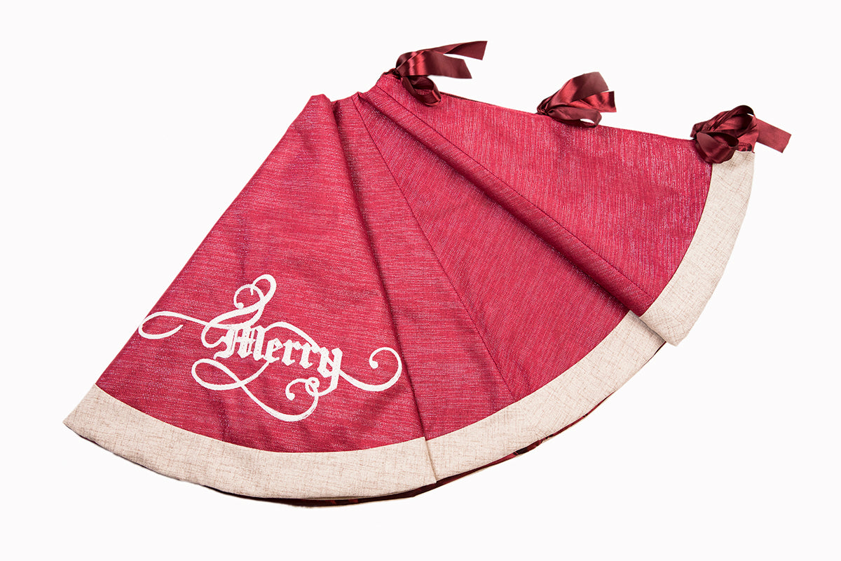 ML17126 Merry Tree Skirt 56 Round