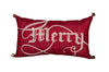 ML17126 Merry Christmas Pillow, 8"x14"