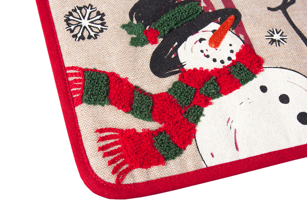 ML17128 Frosty Pot Holder Set of 2 8.5x8.5