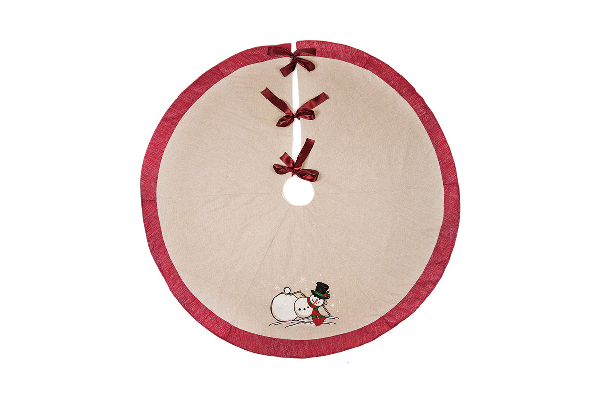 ML17130 Jack Frost Tree Skirt, 56"Rnd