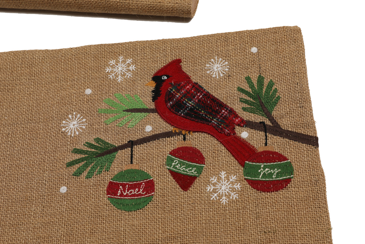 ML18926 Noel Peace Joy Placemats Set of 4 13x19