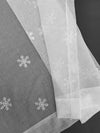 ML19032 Falling Snowflake Sheer Curtain