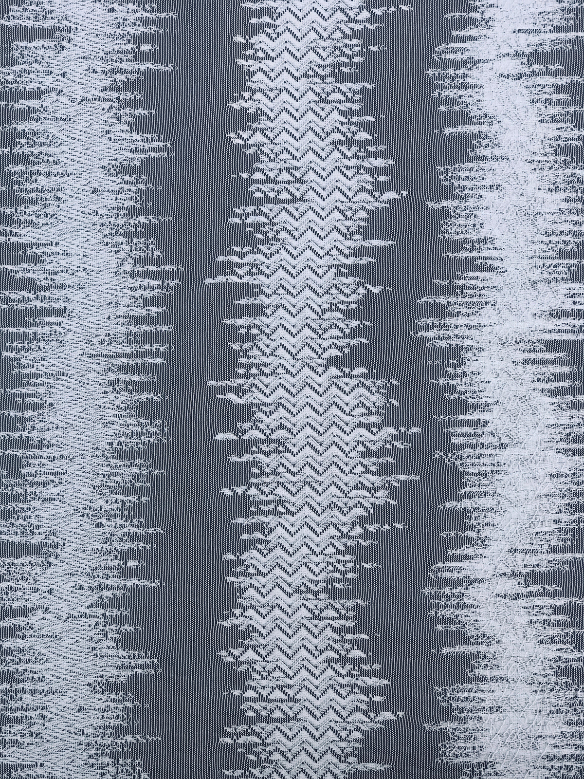 ML19074 Bella Bella Textured Sheer Rod Pocket Curtain Panel 54x108 White Polyester