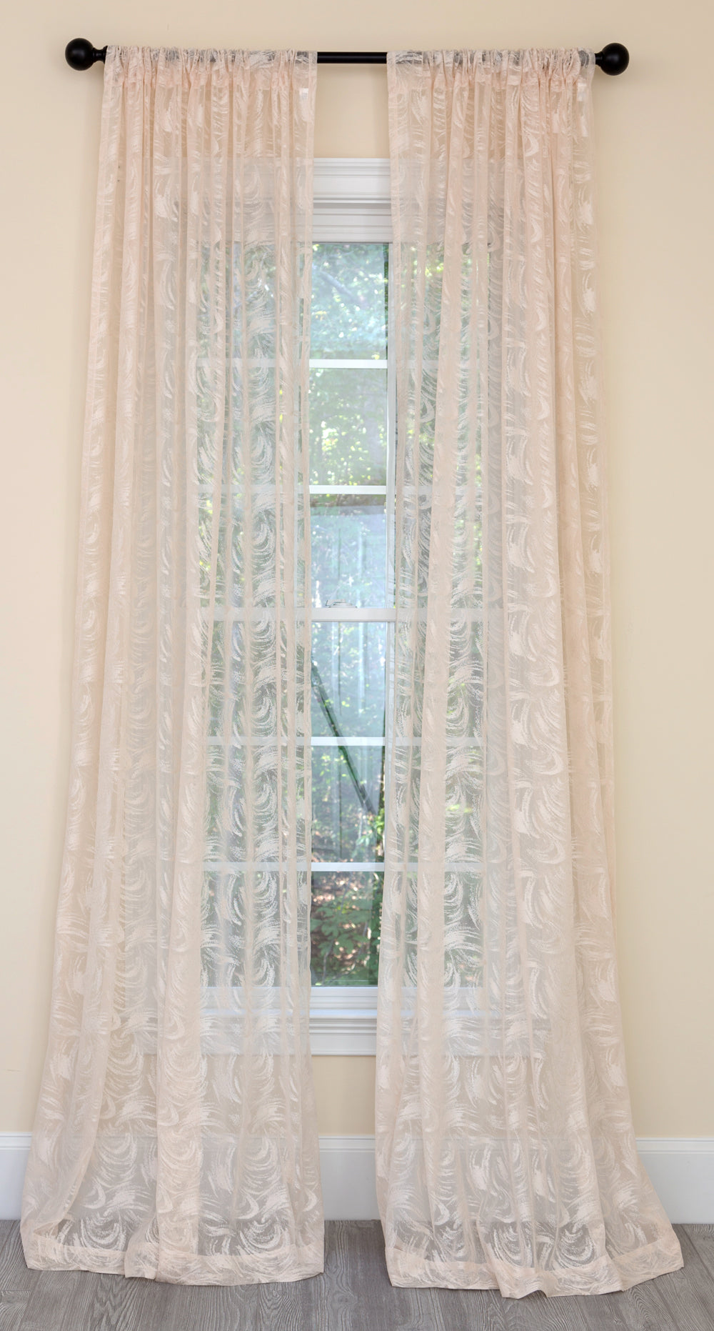 ML19075 Charming Night Sheer Curtain