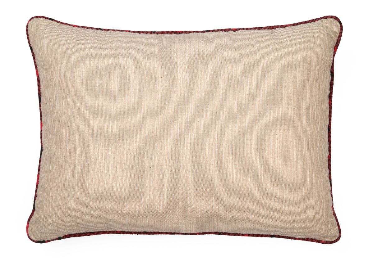 ML21005 Let It Snow Christmas Car Pillow 13x18 Polyester Embroidered Tufted
