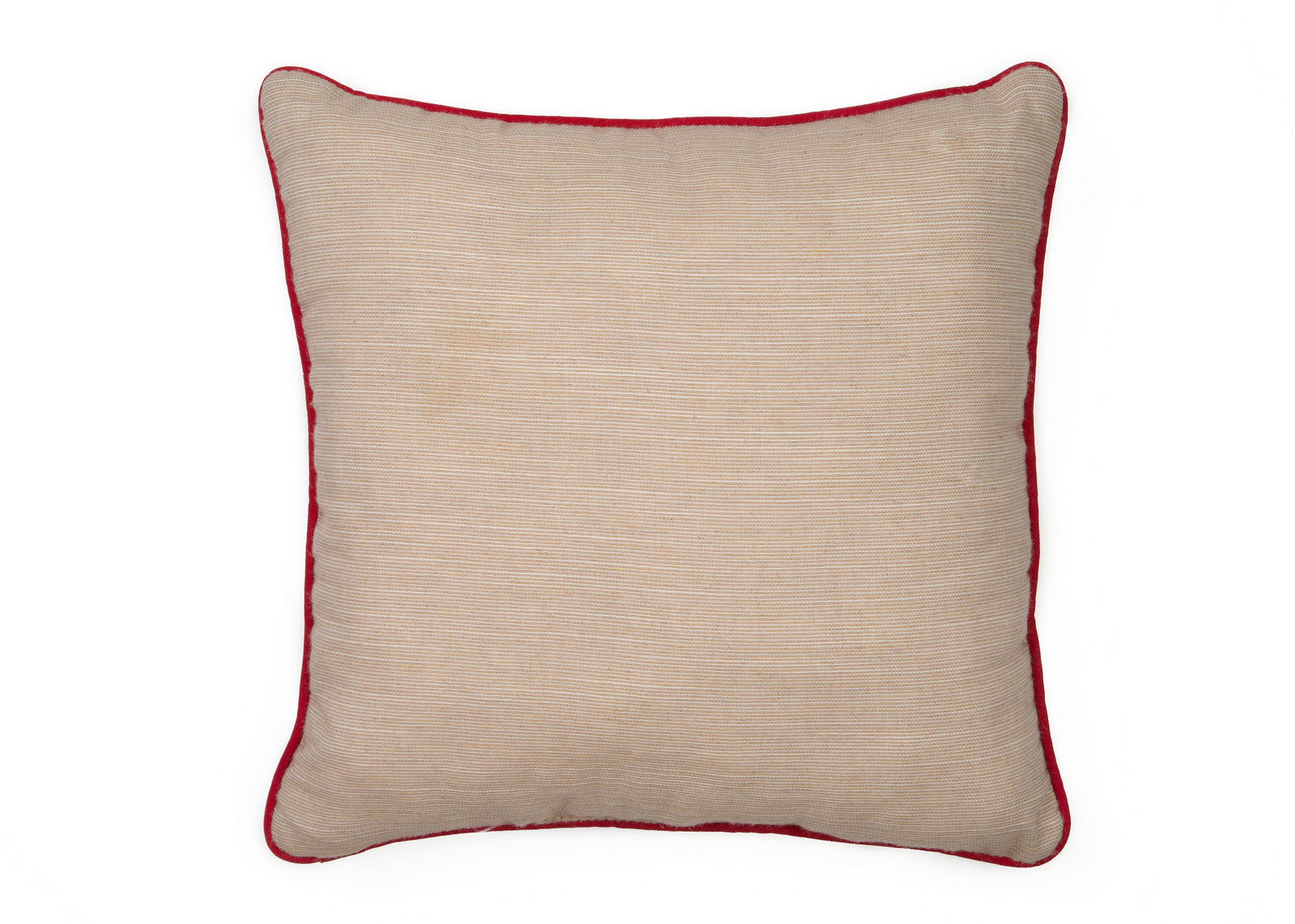 ML21009 HO HO HO Santa Appliqué Christmas Pillow 13x13 Polyester