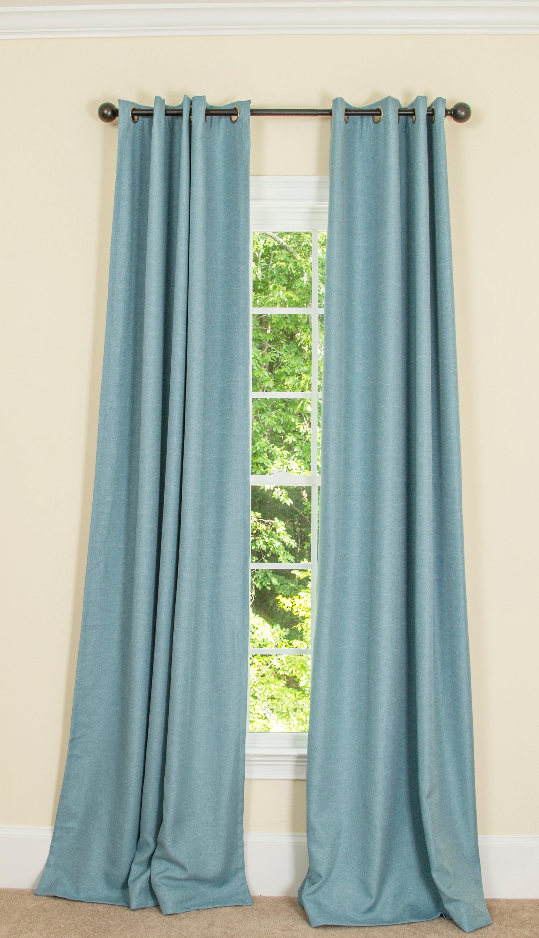 Elle 100% Blackout Grommet Curtains, 2 Panels