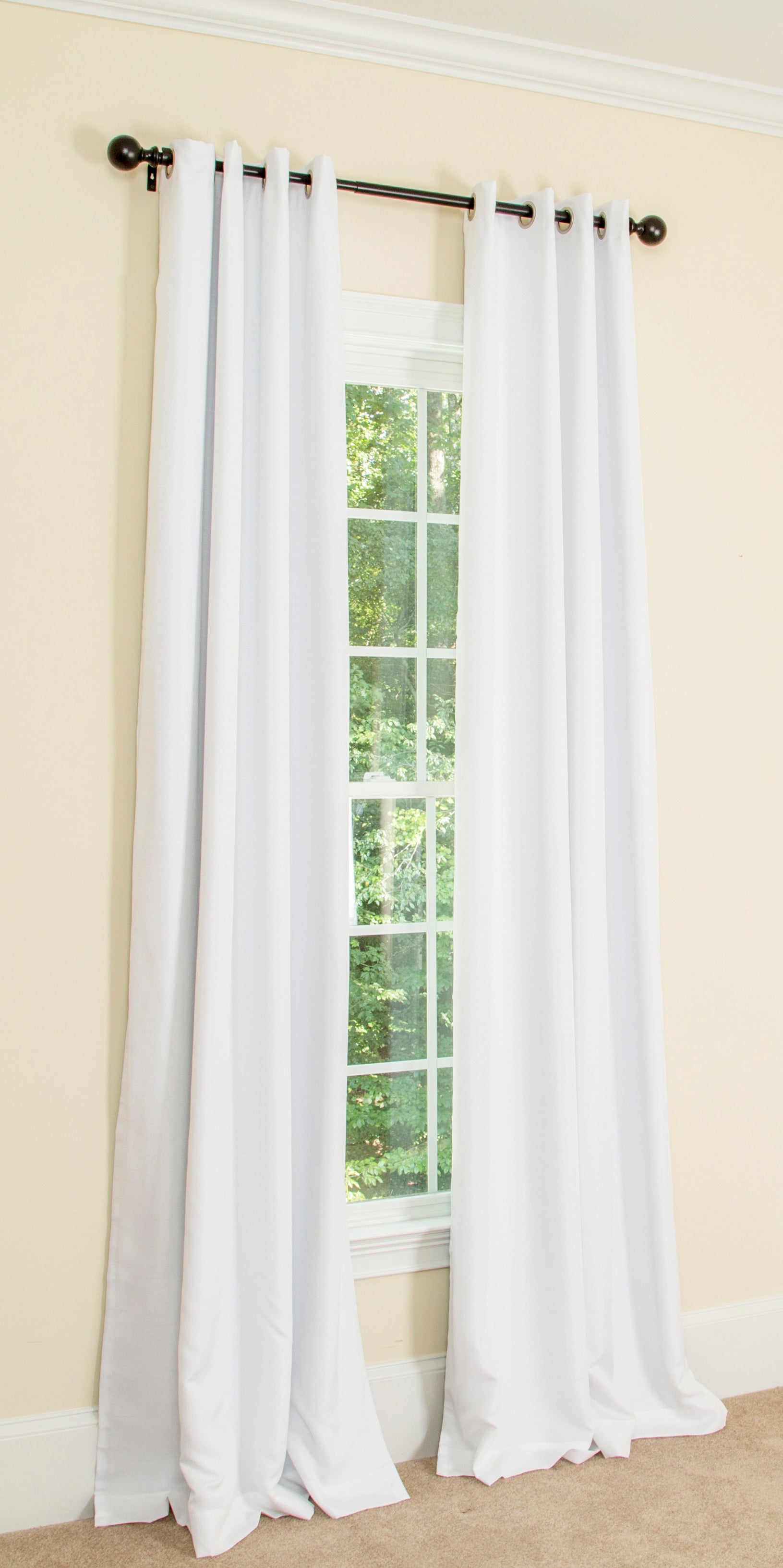 Elle 100% Blackout Grommet Curtains, 2 Panels