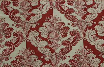 XIA HOME FASHIONS Winslet Damask Rod Pocket Curtain Panel Burgundy 48x84