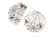 XD18801 Halloween Spider Web 16'' Placemats, Set of 4