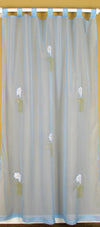 XD02111 Flower Sheer Curtain 48"x84"