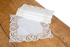 XD10181 Dainty Lace Square Doilies, Set of 4