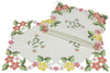 XD101812 Fancy Flowers Placemat, 12"x18", Set of 4