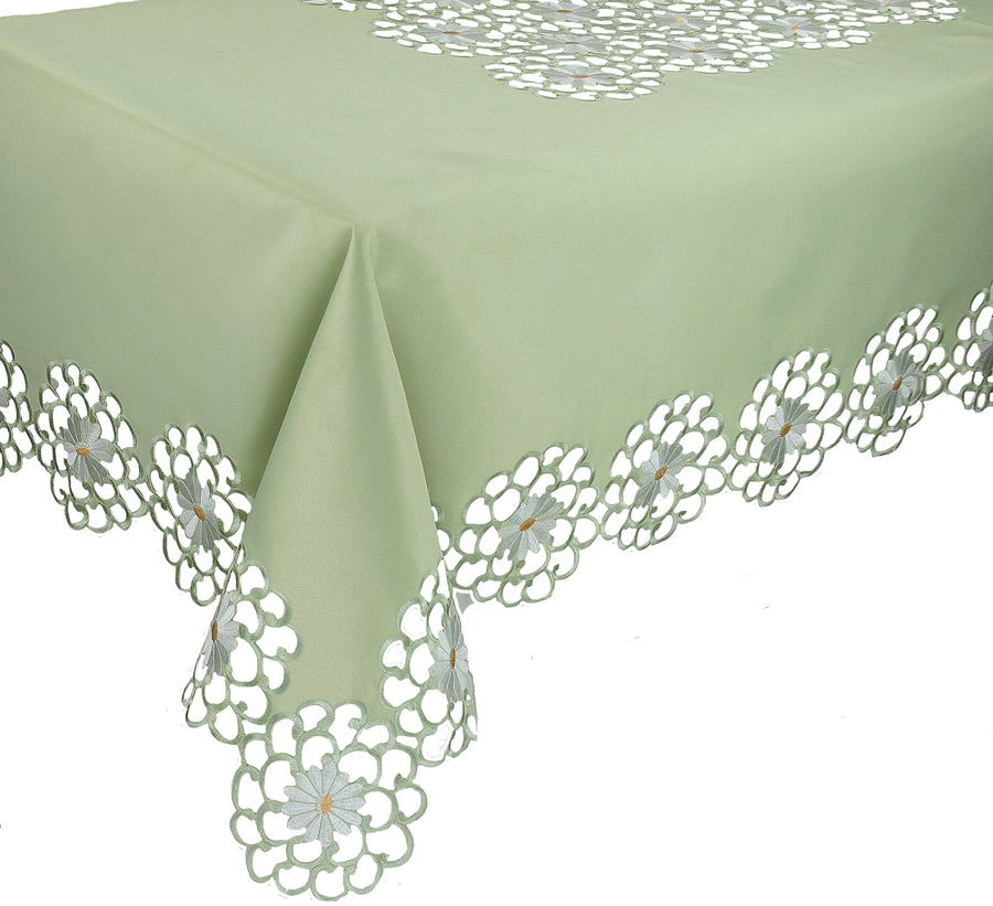 XD10183  Daisy Splendor Tablecloth