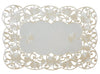 XD110733 Daisy Lace Placemats, 12"x18"Set of 4