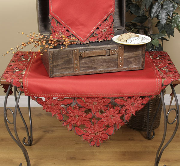 XD10982 Holiday Spirit Table Topper, 36''x36''