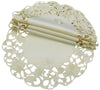 XD110733 Daisy Lace Round Doilies, Set of 4