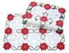 XD13024 Holiday Poinsettia Placemats,14''x20'', Set of 4