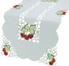 XD14006 Strawberry Embroidered Table Runner