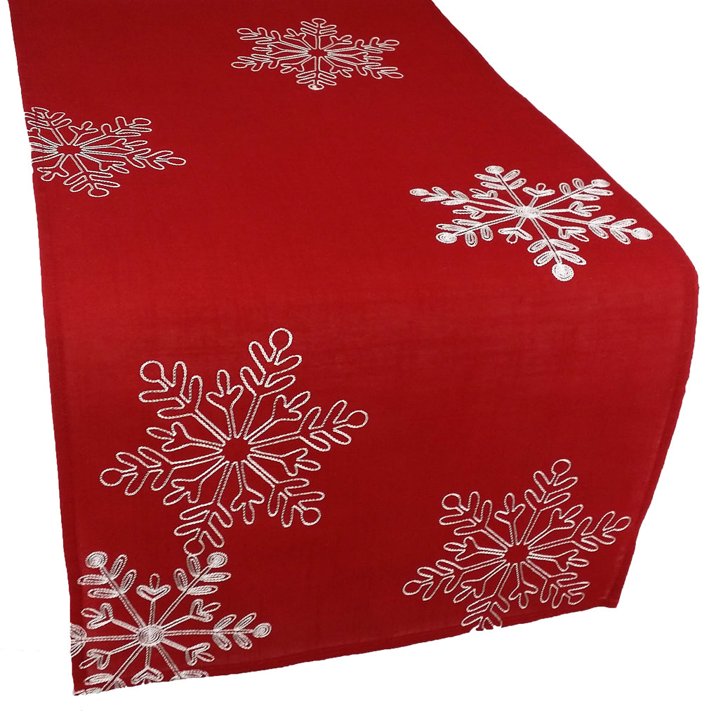 XD14103 Snow Table Runner 15x72