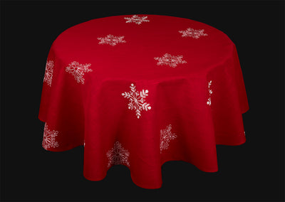 XD14103 Snowflake Tablecloth