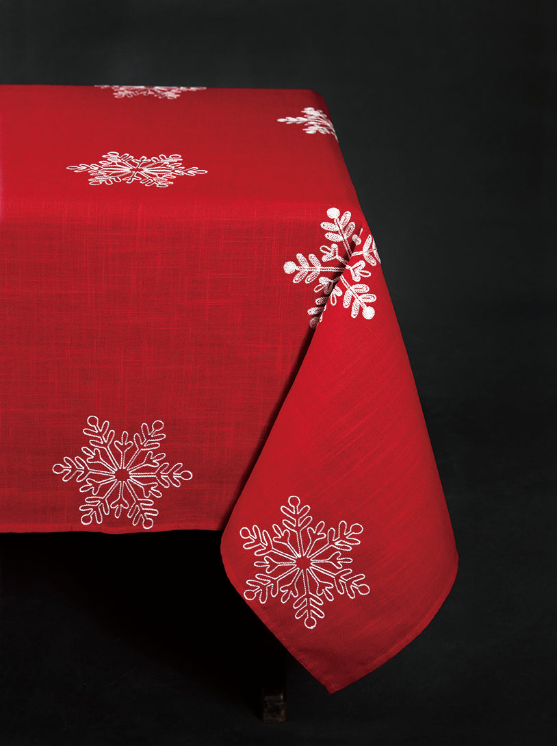 XD14103 Snowflake Tablecloth