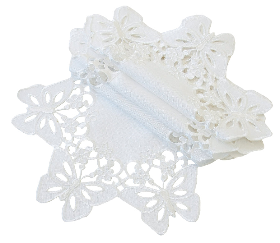 XD14209 Primavera Doilies, Set of 4