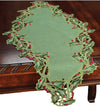 XD14791 Holly Embroidered Table Runner
