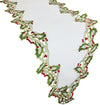 XD14791 Holly Embroidered Table Runner