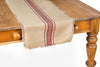 XD15008 Natural Linen Stripe Table Runner