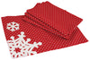 XD15828 Snowflake Placemats, 13"x18", Set of 4