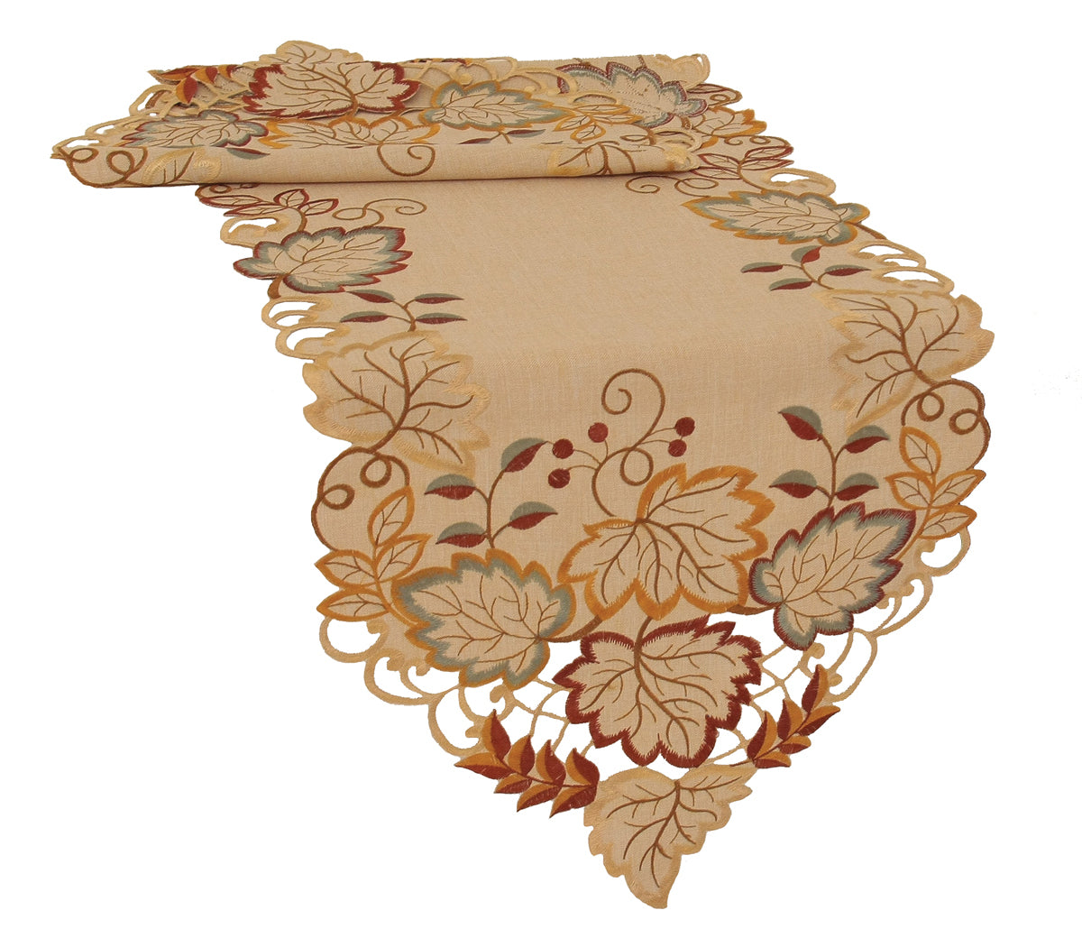 XD160901 Harvest Verdure Table Runner 16x34