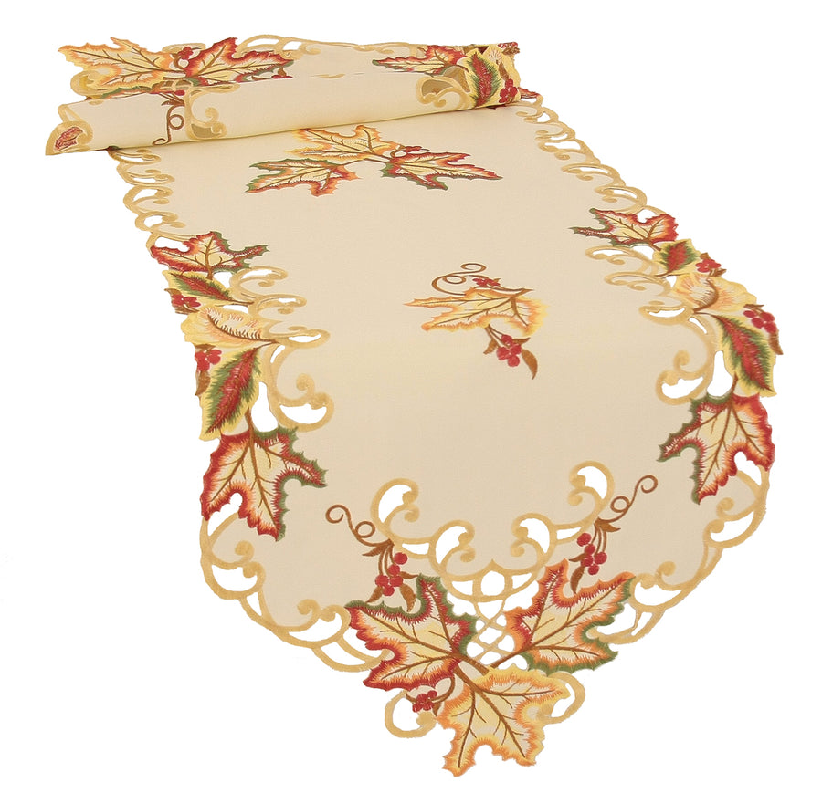 XD160912 Moisson Leaf Table Runner