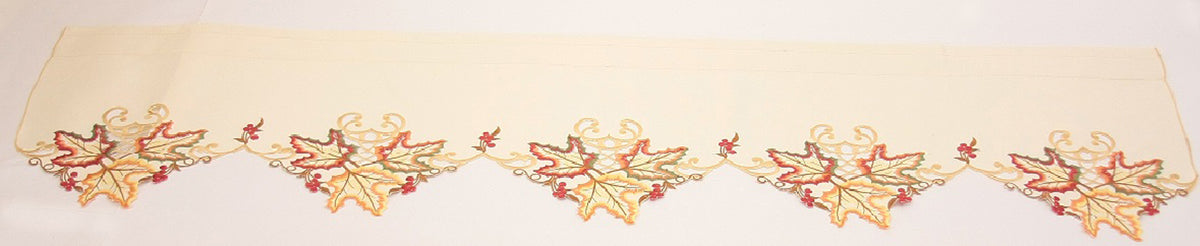 XD160912 Moisson Leaf Window Treatment 16x60