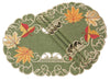 XD160915 Delicate Leaves Placemats, 13"X19", Set of 4
