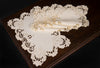 XD17106 Scalloped Lace Placemats,13"x19", Set of 4