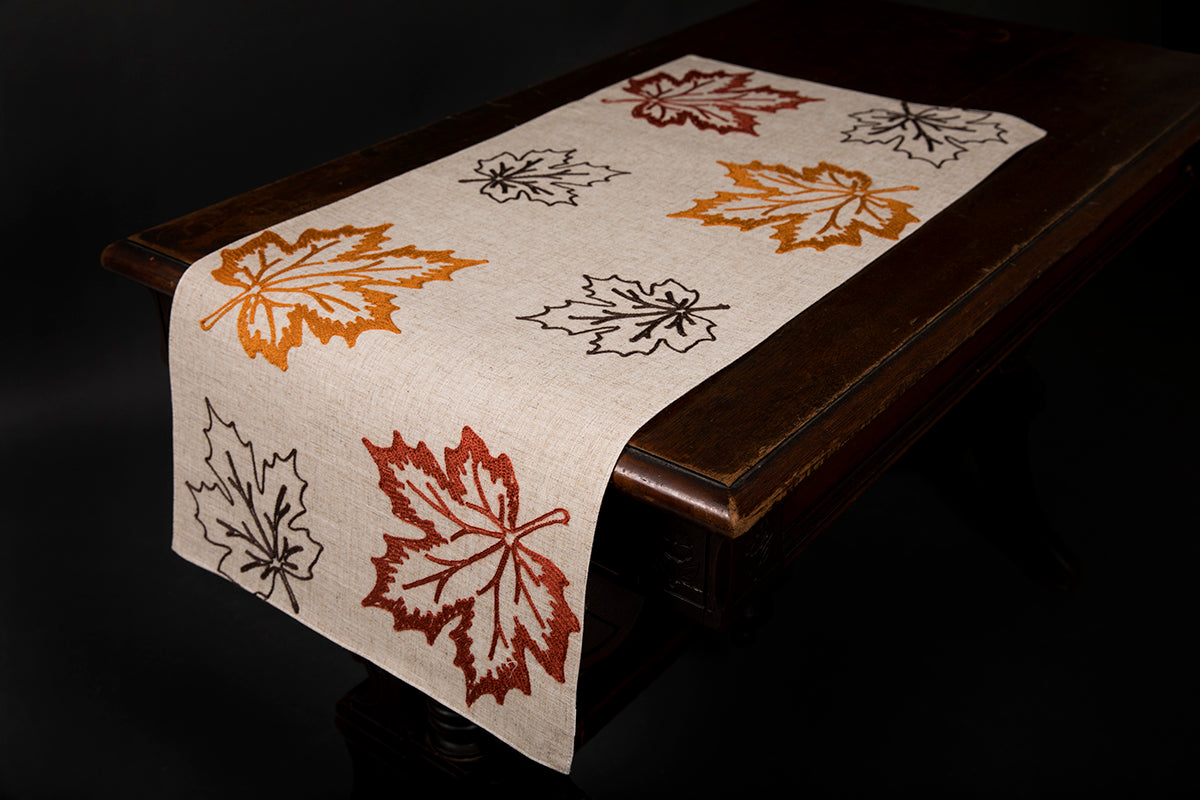 XD17143 Rustic Autumn Table Runner